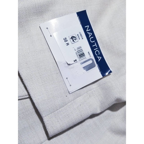 50R Off-white ALL-SEASON LINEN Stretch Check Textured Blazer Sport Coat Jacket - Picture 4 of 7